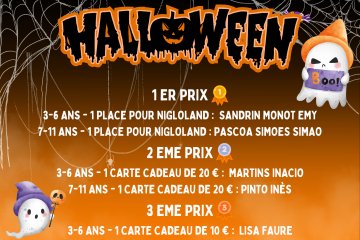 Gagnants concours Halloween 2023